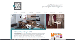 Desktop Screenshot of homeandstyle.pl